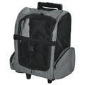 Pet Travel Backpack Bag Cat Puppy Dog Carrier W/ Trolley and Telescopic Wheel