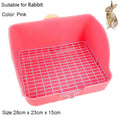 Hamster Pet Cat Rabbit Corner Toilet Litter Trays Clean Indoor Pets Litter Training Tray for Small Animals