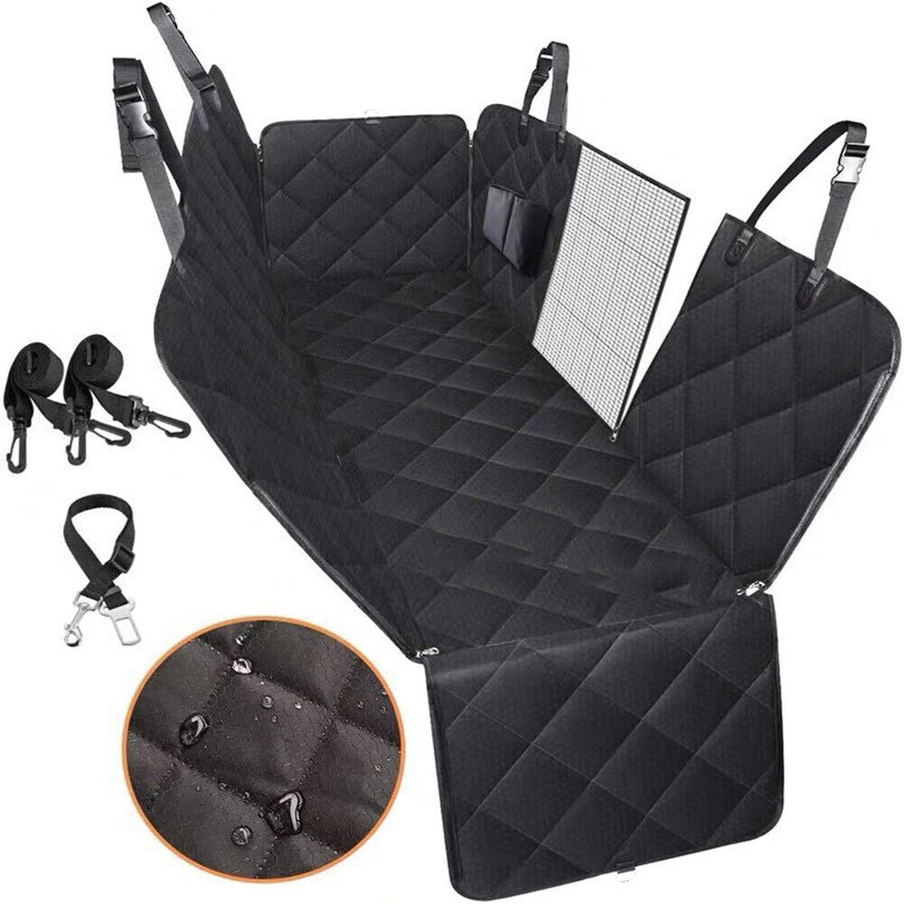 Pet Car Seat Cover Safety Protector Mat Rear Back Seat Hammock Cushion Mat UK