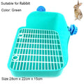 Hamster Pet Cat Rabbit Corner Toilet Litter Trays Clean Indoor Pets Litter Training Tray for Small Animals