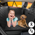 Back Seat Extender for Dogs - Large Space Car Seat Cover with Hard Bottom, Sturdy Hammock Supporting 181Kg, Easy to Install for Cars, Trucks, Suvs - Black