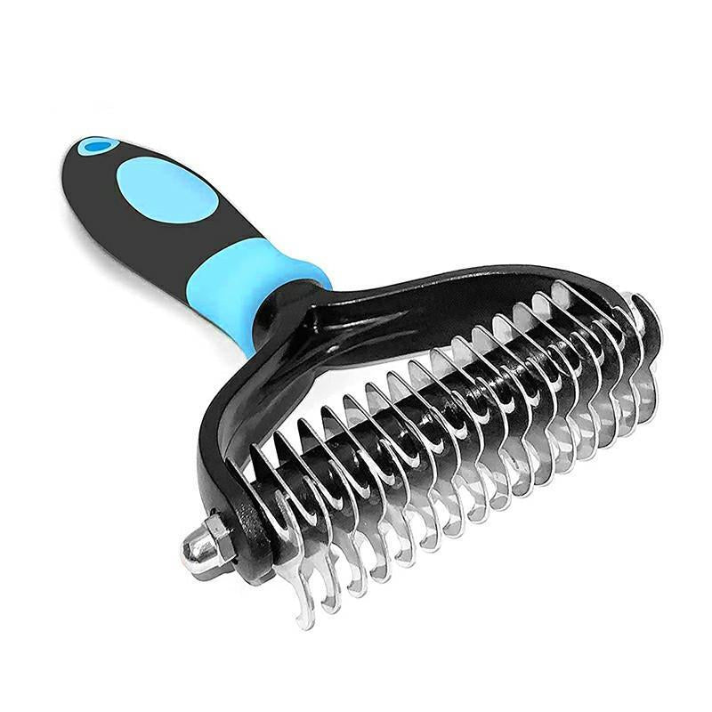 Pet Grooming Hair Removing Brush Comb Dog Cat Undercoat Brush Comb Rake Tool UK