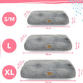 Furry Friends Super Fluffy Grey Pet Bed