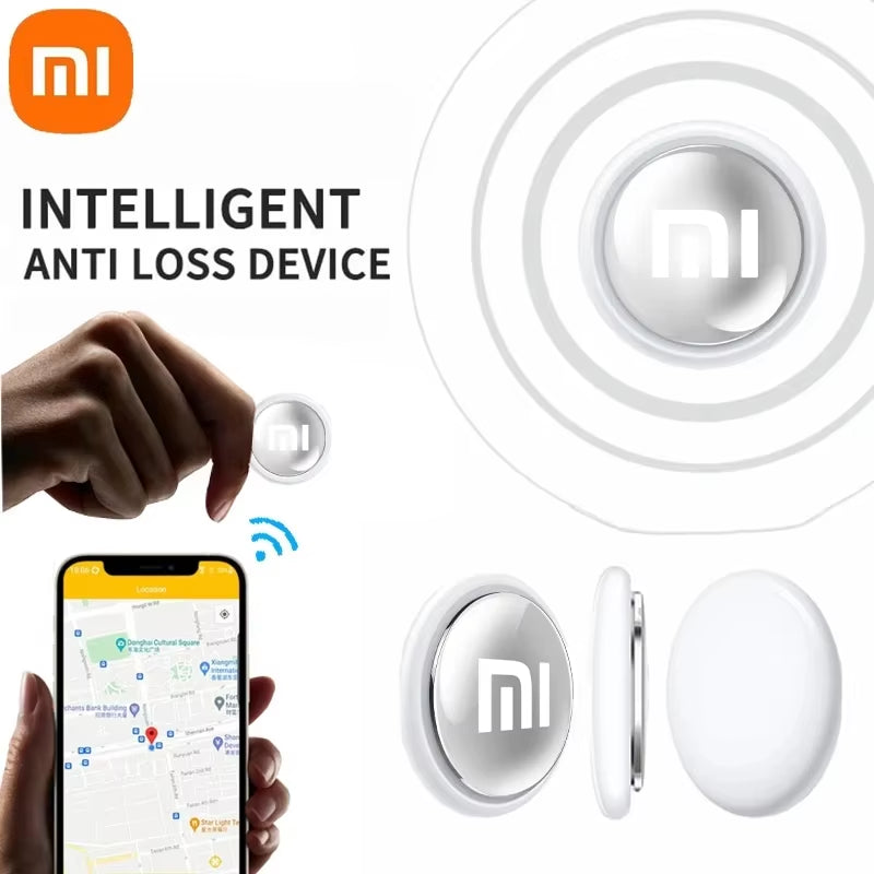 Xiaomi Mini Gps Tracker System Findmy App Airtag Smart Bluetooth Locator Child Finder Bag Anti-Loss Pet Collar with Tracker NEW