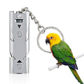 Pet Bird Ultrasonic Training Whistle Stainless Steel Outdoor Training Whistle Parrot Pigeon Return to Nest Pet Accessories