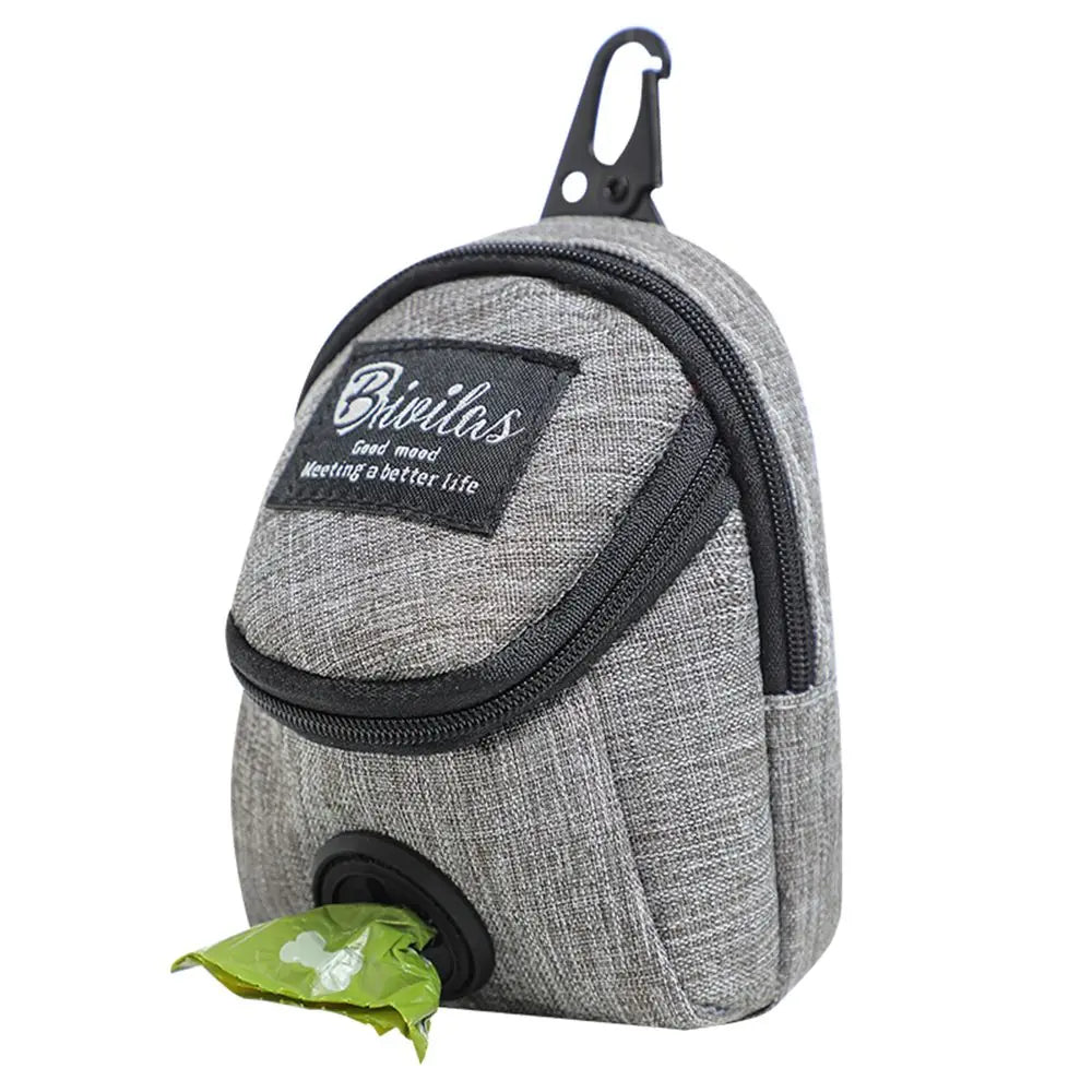 Pet Dog Treat Pouch Portable Multifunction Dog Training Bag Outdoor Travel Dog Poop Bag Dispenser Durable Pet Accessories