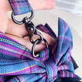 Purple Bow Dresses Dogs Collars and Harnesses with Leash XXS XL Pet Walking outside Pet Harness Vest Lead for Chihuahua Pugs