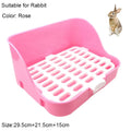 Hamster Pet Cat Rabbit Corner Toilet Litter Trays Clean Indoor Pets Litter Training Tray for Small Animals