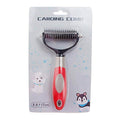 Pet Grooming Hair Removing Brush Comb Dog Cat Undercoat Brush Comb Rake Tool UK