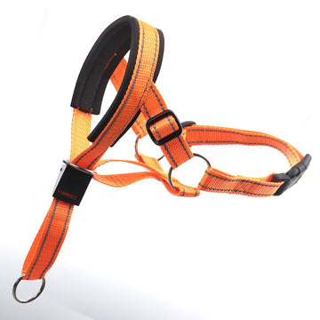 Dog Mouth Muzzles anti Bark Dog Collar Breathable Dog Training Tool Nylon Muzzle Set with Reflective Strips Summer Pet Leashes