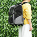 Pet Travel Backpack Bag Cat Puppy Dog Carrier W/ Trolley and Telescopic Wheel