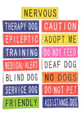 Tactical Power K-9 Adventure Dog Harness Warning Labels Canine Patches S M L XL