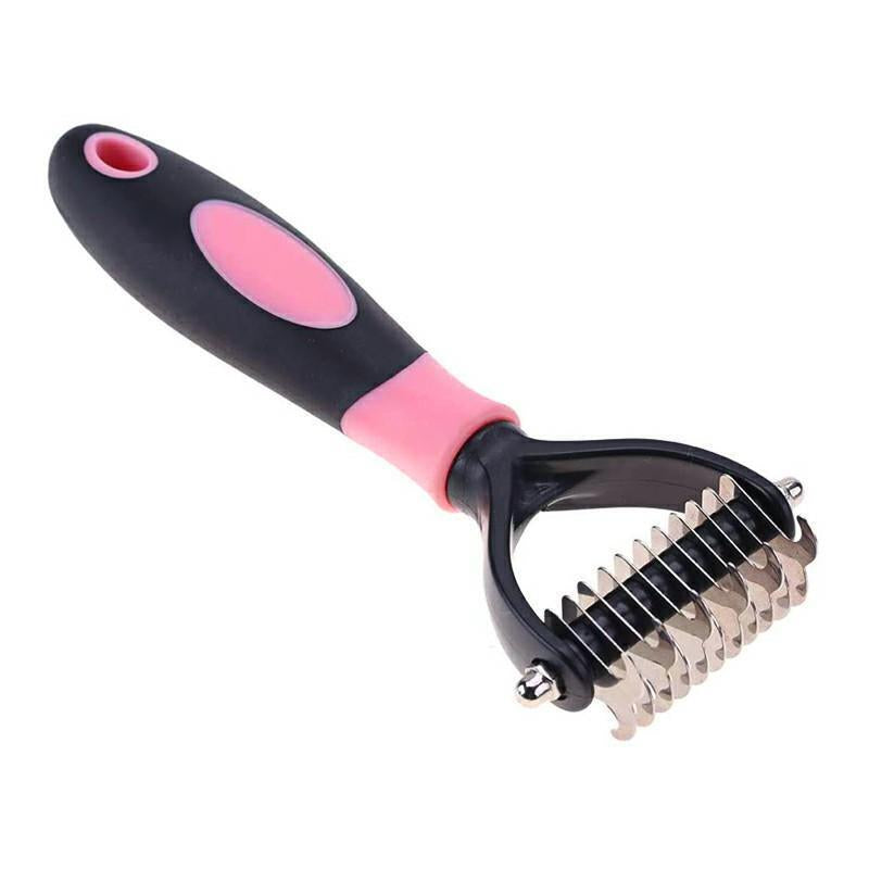 Pet Grooming Hair Removing Brush Comb Dog Cat Undercoat Brush Comb Rake Tool UK
