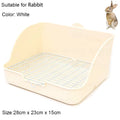 Hamster Pet Cat Rabbit Corner Toilet Litter Trays Clean Indoor Pets Litter Training Tray for Small Animals