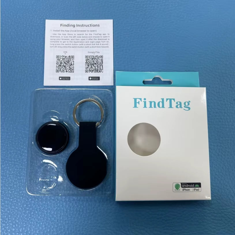 Smart Airtag Bluetooth GPS Tracker Work with Android&Ios System Air Tag Tracker Mini Locator Pet Key Finder
