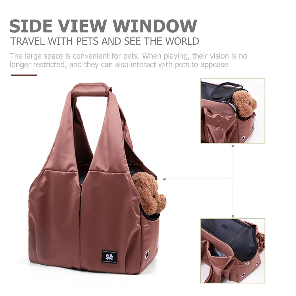 Pet Bag Portable Dog Cat Carrier Bag Pet Puppy Travel Bags Breathable Mesh Small Dog Cat Carrier Outgoing Pets Handbag