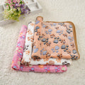 Soft Fluffy Cat Sleeping Blanket for Small Dogs Cats Mat Plush Thin Pet Cover Blanket Travel Comfortable Bed Mats Pet Supplies