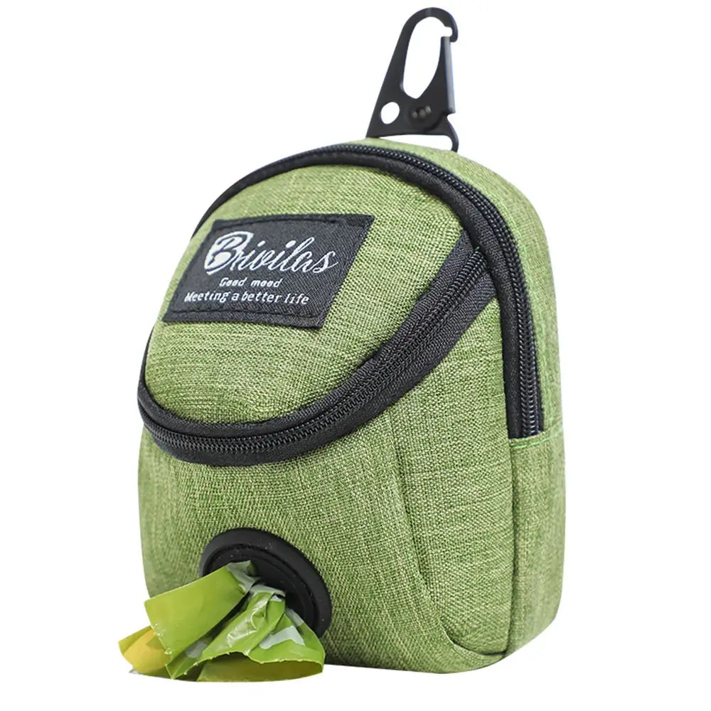 Pet Dog Treat Pouch Portable Multifunction Dog Training Bag Outdoor Travel Dog Poop Bag Dispenser Durable Pet Accessories