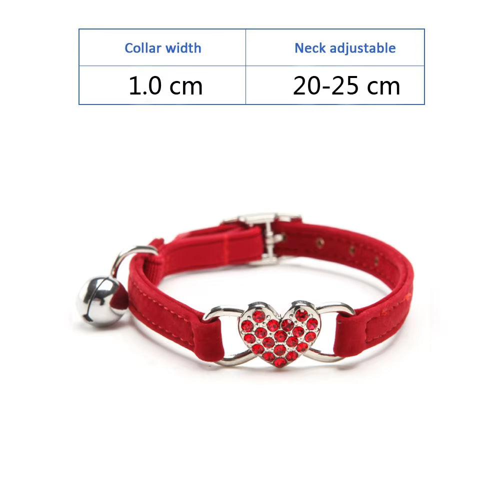 Cat Collar with Bell Collar for Cats Kitten Puppy Leash Collars for Cats Dog Chihuahua Pet Cat Collars Leashes Lead Pet Supplies