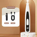 Professional Dog Cat Paw Trimmer Pet Ear Face Hair Grooming Shaver Foot Clipper Haircut Machine with LED Light