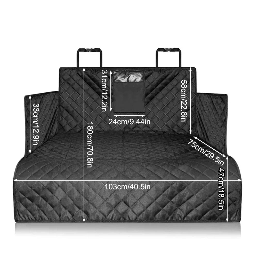 1PC Car Pet Mat, Trunk Dog Cushion, Pet Nest, anti Dirt Car Trunk Mat, Pet Outdoor Supplies