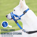 Dog Mouth Muzzles anti Bark Dog Collar Breathable Dog Training Tool Nylon Muzzle Set with Reflective Strips Summer Pet Leashes
