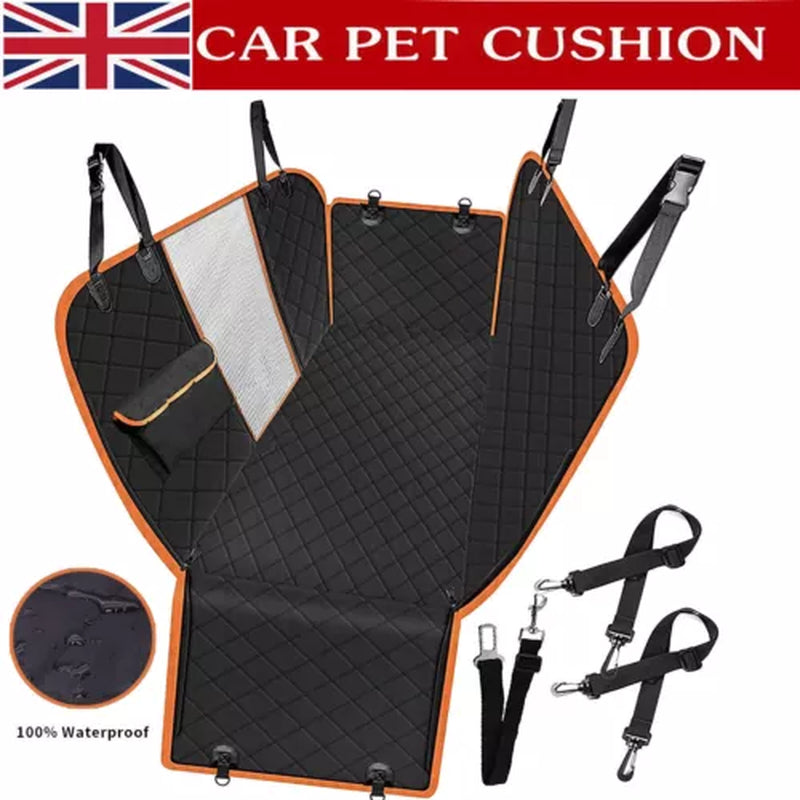 Pet Car Seat Cover Safety Protector Mat Rear Back Seat Hammock Cushion Mat UK