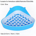 Hamster Pet Cat Rabbit Corner Toilet Litter Trays Clean Indoor Pets Litter Training Tray for Small Animals