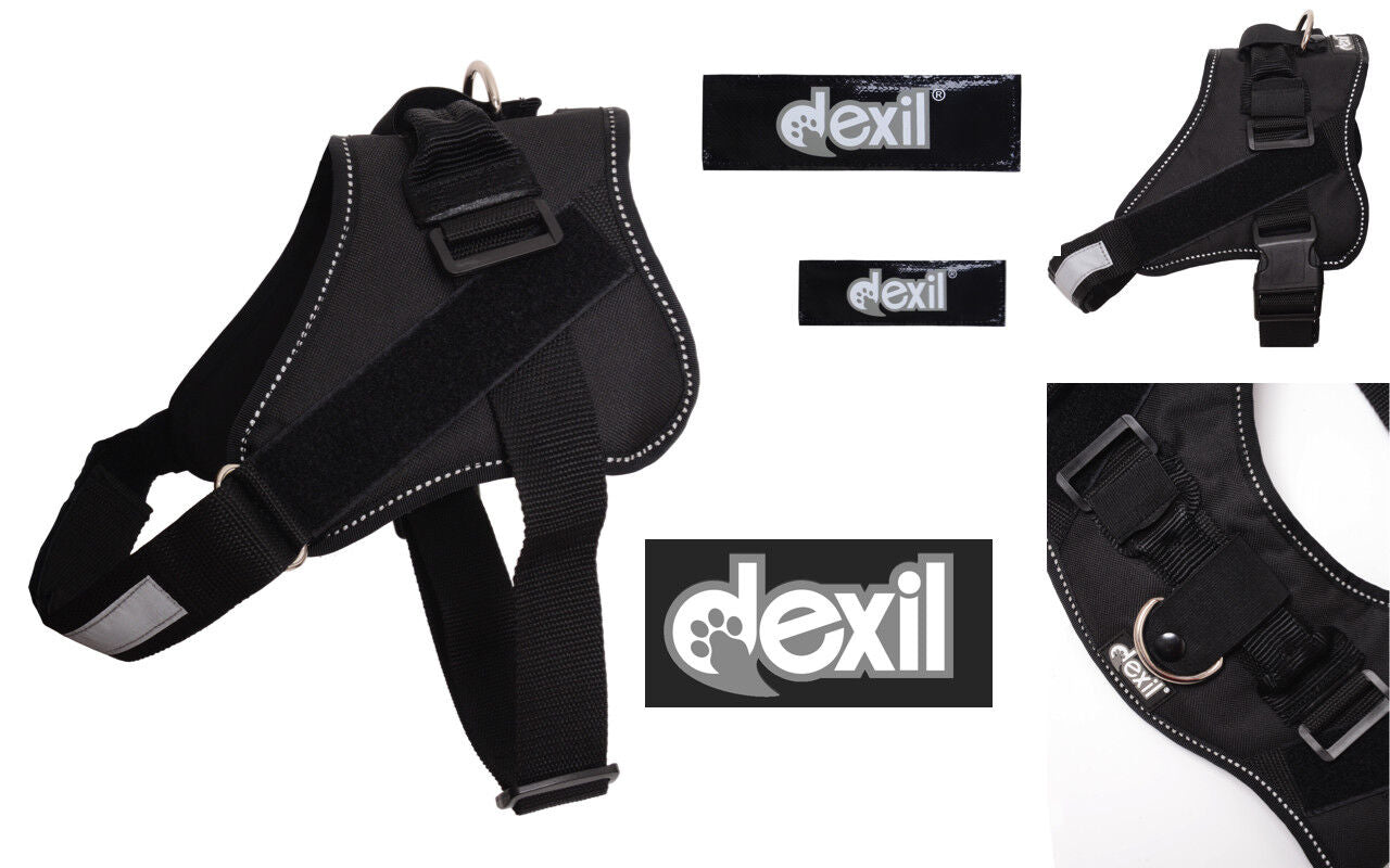 Tactical Power K-9 Adventure Dog Harness Warning Labels Canine Patches S M L XL