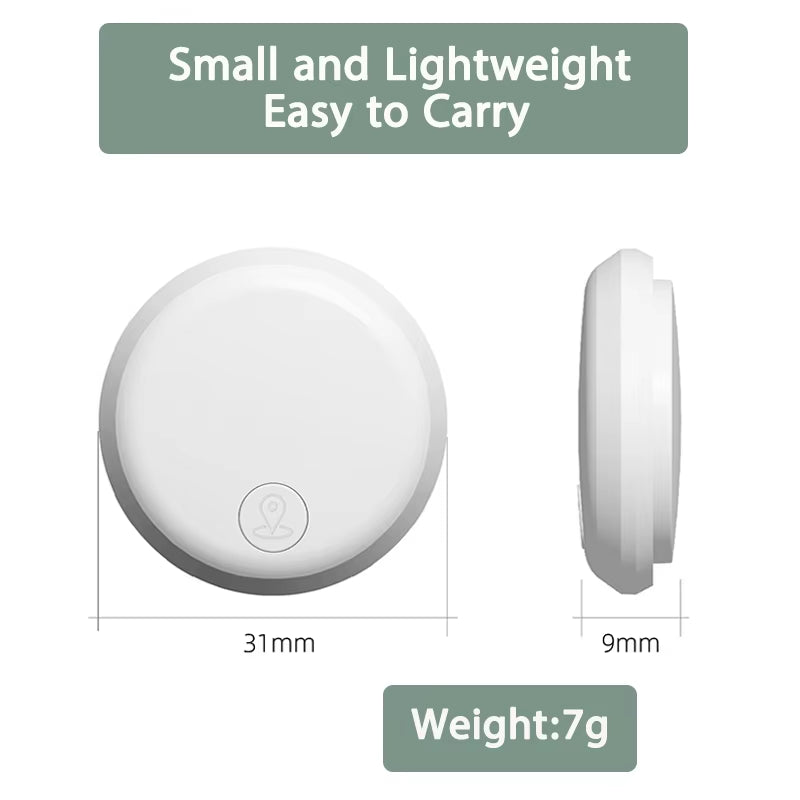 Smart Airtag Bluetooth GPS Tracker Work with Android&Ios System Air Tag Tracker Mini Locator Pet Key Finder