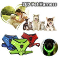 LED Luminous Dog Harness Led USB Charging Dog Chest Strap Vest Pet Safety Reflective Harness Pet Vest for Puppy Large Dog Pet Products